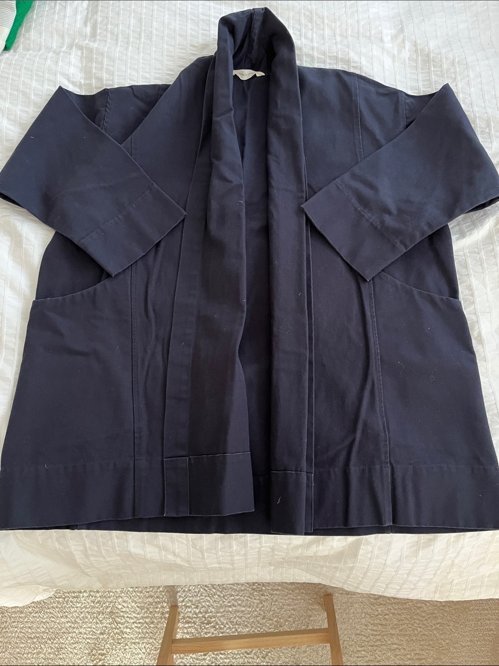 Elizabeth Suzann Cycle Jacket in Navy Cotton